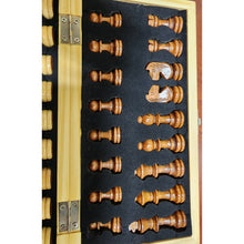 Load image into Gallery viewer, Large Wooden Magnetic Chess Set
