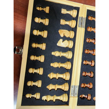 Load image into Gallery viewer, Large Wooden Magnetic Chess Set
