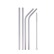 Load image into Gallery viewer, Reusable Stainless Steel Straws
