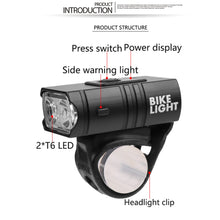 Load image into Gallery viewer, Rechargeable LED Bicycle Light
